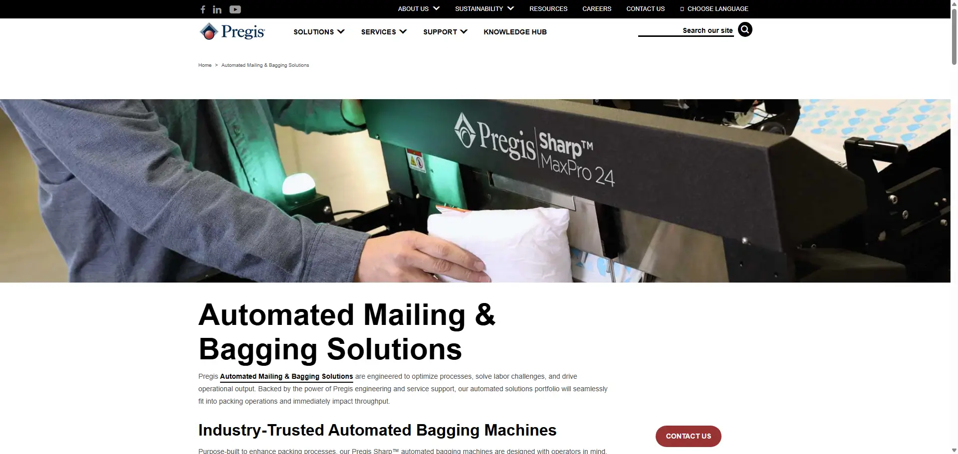 Pregis — Automated Bagging Solutions